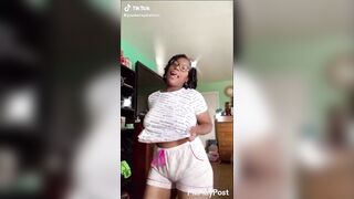 NYC TikTok thot giselleinspirationn shaking her big booty