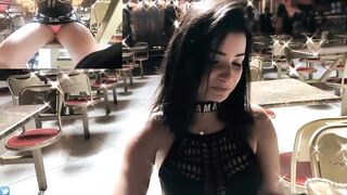 PUPLIC VIBRATING PANTIES ORGASM IN PUBLIC RESTAURANT LUSH