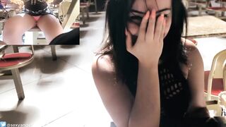 PUPLIC VIBRATING PANTIES ORGASM IN PUBLIC RESTAURANT LUSH