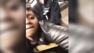 Thot Clapped At A Subway Station During Riots