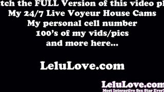 Babe Strips Naked Brushes Long Hair Puts in Ponytail with Hairjob JOI and Closeups - Lelu Love