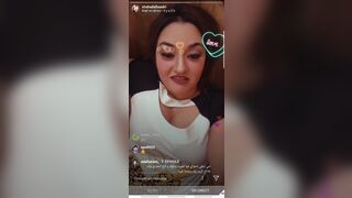 Morrocan milf tell about her lover on Instagram