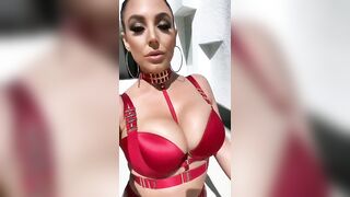 Angela White huge bouncing Tits compilation