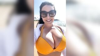 Angela White huge bouncing Tits compilation