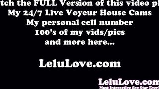 Lelu Love prepping before colonoscopy where they discovered tumor plus pussy closeups & behind the scenes cumshot fun