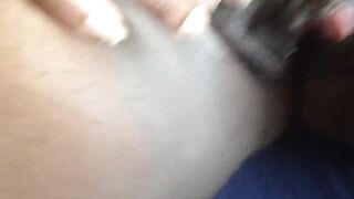 BLACK FROM TINDER BIG CLIT ASS AND TITS HUGE CUMSHOT ON ASS