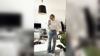 Romy (youtuber) blue jeans hot instagram compilation