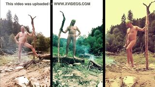 shameless nudist triptych - my shtick