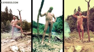 shameless nudist triptych - my shtick