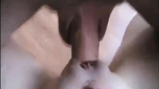 Big dick fucking a tight pussy in close up action