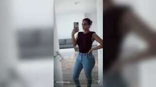 Jerk off challenge: slutty muslim Libyan with a big ass