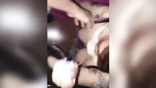 creampie tinder  slut with kitty tats loves sucking cock mil