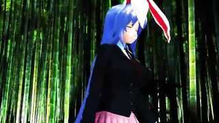 Touhou MMD Reisen Watching & Masturbation