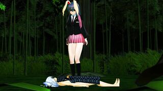 Touhou MMD Reisen Watching & Masturbation