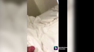 Step mom shares hotel room don't cum in me  son impregnated