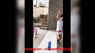 Teasing teen on Spring break (Instagram : vincenthofficiel)