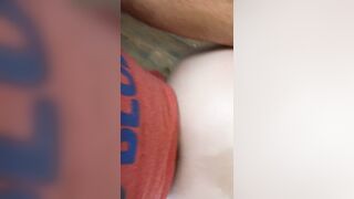 Gym Quickie ending with a Creampie