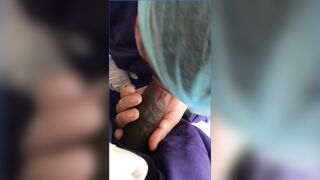 Nurse sucking Doc's Dick in Night shift Hospital