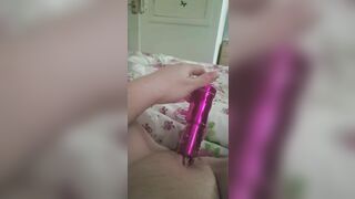 Tinder slut with dildo part 3