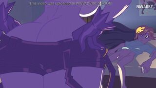 Intercourse with the vampire - Nevarky vampire transformation animation -