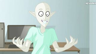 Intercourse with the vampire - Nevarky vampire transformation animation -