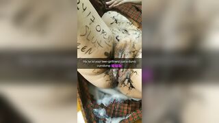 Your teen girlfriend is our free public college cumdump!