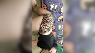 Chubby Goth Ass Shaking Compilation