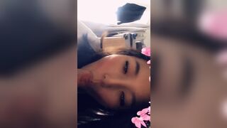 Snapchat asian blowjob