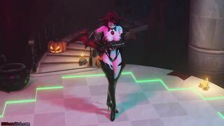 [MMD] Halloween Special! Succubus dances for you and fucks her slaves (NSFW version)