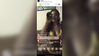 Instagram live and shows everything