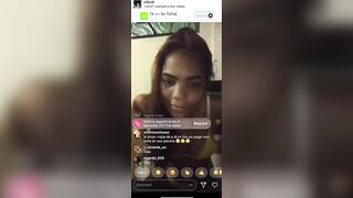 Instagram live and shows everything