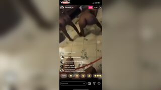 Instagram live and shows everything