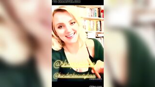 Evanna Lynch - Instastory Boobs Oops