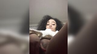 Ramming my Pussy with a Dildo till Roommates Return