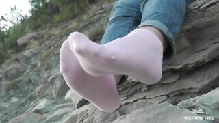 My beautiful feet in socks compilation