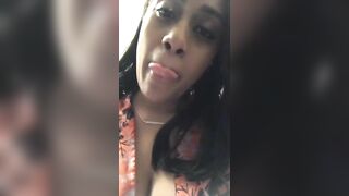 Big Tits Nipple Slip on Instagram Live