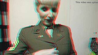 Bettie Hayward in 3D: 1940's USMC Marine Corp Hayward