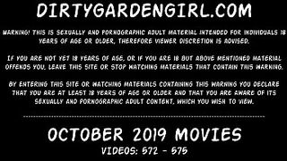 Dirtygardengirl OCTOBER 2019 NEWS: fisting prolapse giant toys extreme