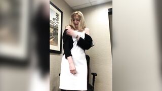 Public Paulina – Stripping Off My Dress + Cumming In The Office