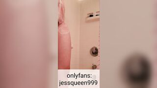 Sexy asian taking a shower