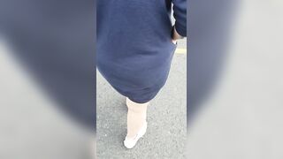 Step sister Sucked step brother Cock right in the Middle of the Street! this is the best Bitch