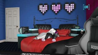 Sex Caught on Livestream // Forgot to turn off webcam - Second Life Yiff