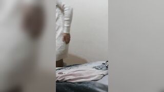 Frustrated Step Mom Cheats after her Wedding with step son