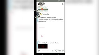 My Snapchat DMs get wild????  Cute Gal wanted me to TAKE her Virginity????????  I Obliged. (Listening Vid)