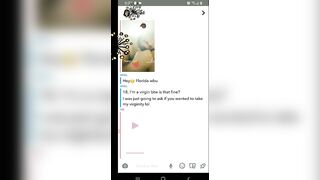 My Snapchat DMs get wild????  Cute Gal wanted me to TAKE her Virginity????????  I Obliged. (Listening Vid)