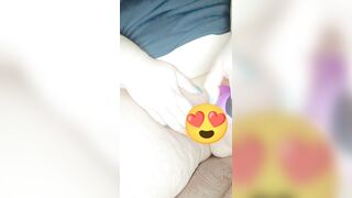 Stephanie Benitez playing with her pussy (censored)