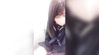 トイレでオナニーしちゃいました///えっちな子でごめんなさい♡♡