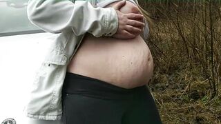 Pregnant Wife ! Outdoor Fun