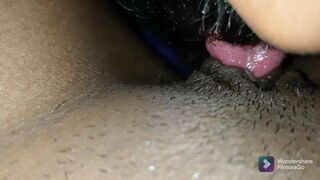 Black pussy licking දිව දාල ආතල් එකක් ගන්නවා