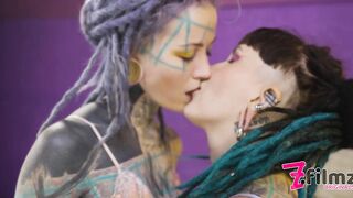 Threesome With Two Alternative Teens,Ffm Tattoo, Group Sex, Atm, Gapes, Blowjob, Hot Sex, punk